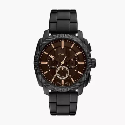 Fossil Machine Chronograph Black Stainless Steel Watch
